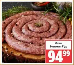Big Save Ouma Boerewors offer