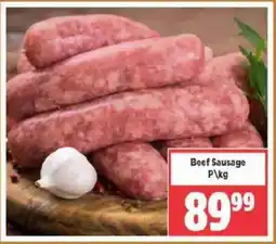 Big Save Beef Sausage offer