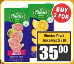 Big Save Rhodes Fruit Juice Nectar offer
