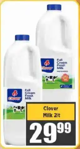 Big Save Clover Full Cream Fresh Milk offer