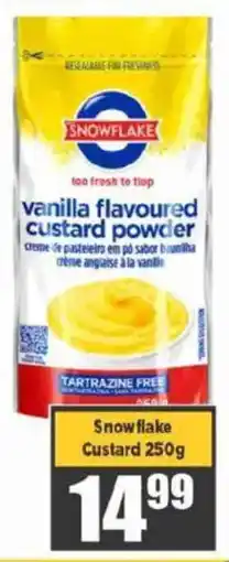 Big Save Snowflake Custard offer