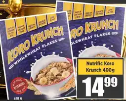 Big Save Nutrific Koro Krunch offer