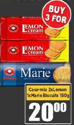 Big Save Casa-mia Lemon, Marie Biscuits offer