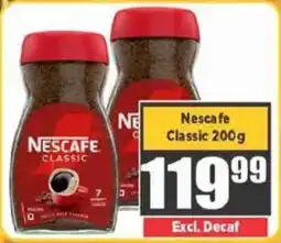 Big Save Nescafe Classic offer