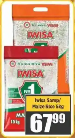 Big Save Iwisa Samp/ Maize Rice offer