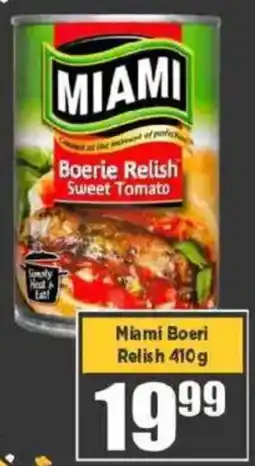Big Save Miami Boerie Relish offer