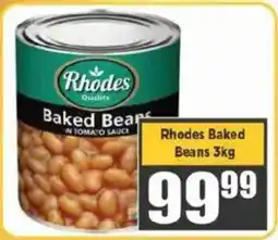 Big Save Rhodes Baked Beans offer