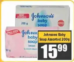 Big Save Johnson's Baby Soap Assorted offer