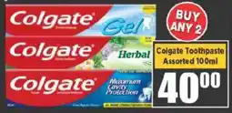 Big Save Colgate Toothpaste Assorted offer