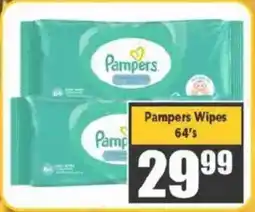 Big Save Pampers Wipes offer