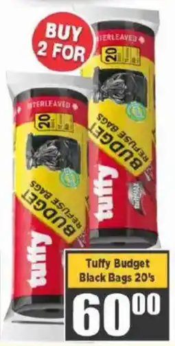 Big Save Tuffy Budget Black Bags offer