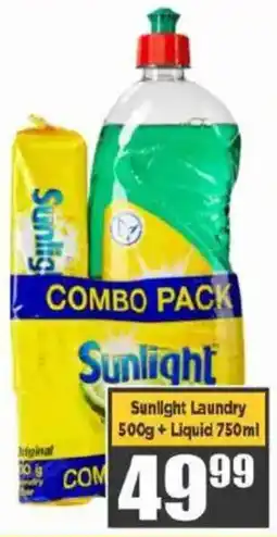 Big Save Sunlight Laundry + Liquid offer