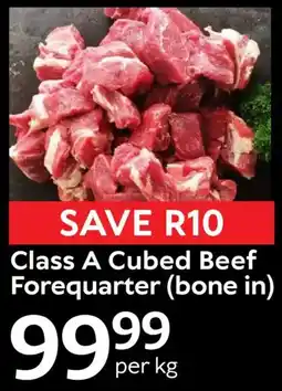 Oxford Freshmarket Class A Cubed Beef Forequarter offer