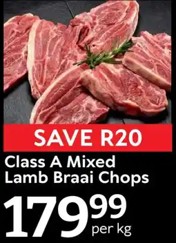 Oxford Freshmarket Class A Mixed Lamb Braai Chops offer