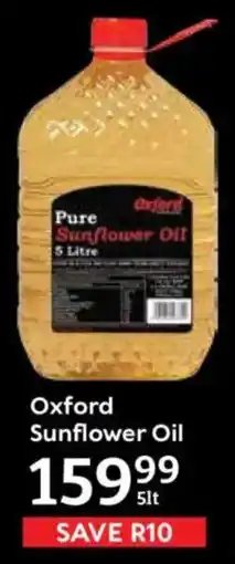 Oxford Freshmarket Oxford Sunflower Oil offer