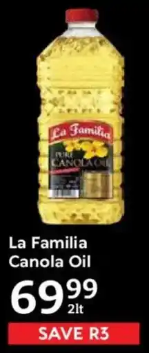 Oxford Freshmarket La Familia Canola Oil offer