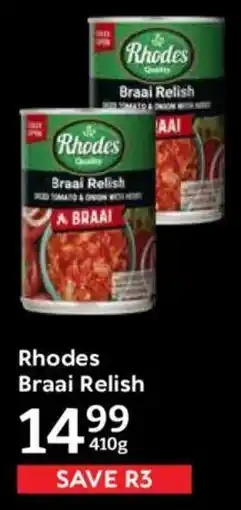 Oxford Freshmarket Rhodes Braai Relish offer