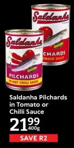 Oxford Freshmarket Saldanha Pilchards in Tomato or Chilli Sauce offer