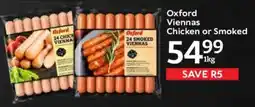 Oxford Freshmarket Oxford Viennas Chicken or Smoked offer