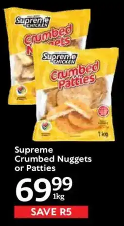 Oxford Freshmarket Supreme Crumbed Nuggets or Patties offer