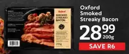 Oxford Freshmarket Oxford Smoked Streaky Bacon offer
