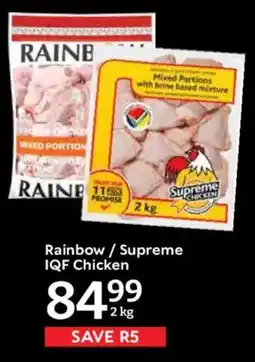 Oxford Freshmarket Rainbow/ Supreme IQF Chicken offer