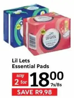 Oxford Freshmarket Lil Lets Essential Pads offer