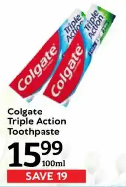 Oxford Freshmarket Colgate Triple Action Toothpaste offer