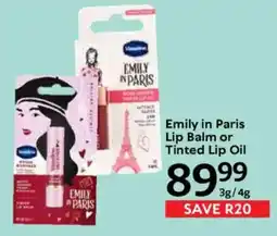 Oxford Freshmarket Emily in Paris Lip Balm or Tinted Lip Oil offer