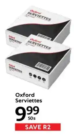Oxford Freshmarket Oxford Serviettes offer