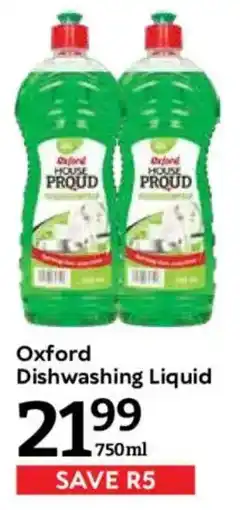 Oxford Freshmarket Oxford Dishwashing Liquid offer