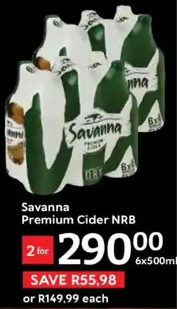 Oxford Freshmarket Savanna Premium Cider NRB offer