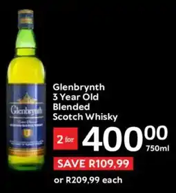 Oxford Freshmarket Glenbrynth Blended 3 Year Old Blended Scotch Whisky offer