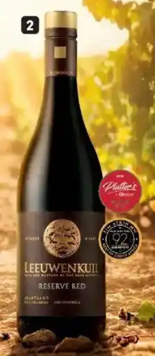 Makro’s liquor Leeuwenkuil Reserve Red offer
