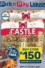 Pick n Pay Liquor Castle - castle lager offer