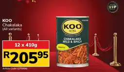 Jumbo Koo Chakalaka offer