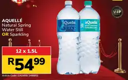 Jumbo Aquellé Natural Spring Water Still or Sparkling offer