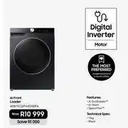 Samsung Samsung 11Kg AI Front Loader Washing Machine WW11CGP44DSBFA offer