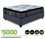 Fair Price Enzo Pillow Top Queen Base Set 7-427 offer