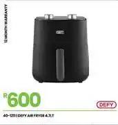 Fair Price Defy 4.7Ltr Air Fryer 40-1211 offer