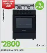 Fair Price King 4 Plate Gas Stove (Full Flame Safety Unit) 21-607 offer