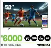Fair Price Toshiba 58 QLED Smart TV 23-834 offer