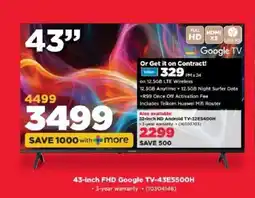 HiFi Corp 43-inch FHD Google TV-43E5500H offer