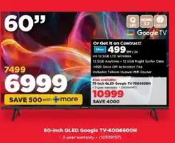 HiFi Corp 60-inch QLED Google TV-60Q6600H offer
