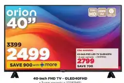 HiFi Corp Orion 40-Inch FHD TV offer