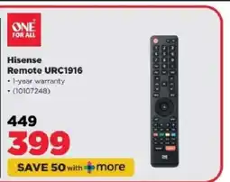 HiFi Corp Hisense Remote URC1916 offer