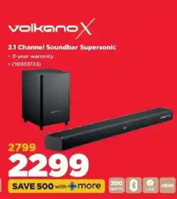 HiFi Corp VolkanoX 2.1 Channel Soundbar Supersonic offer
