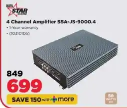 HiFi Corp 4 Channel Amplifier SSA-JS-9000.4 offer