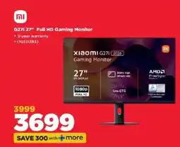 HiFi Corp G27i 27” Full HD Gaming Monitor offer