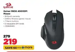 HiFi Corp Redragon Gainer M656 4000DPI Mouse offer